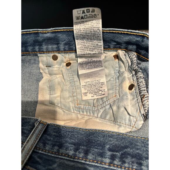 Men's Levi's 501 Original Fit Denim Jeans, Size 38 X 33, EUC - Picture 5 of 5